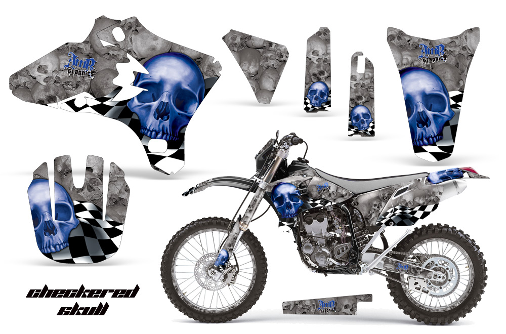 Yamaha YZ250F YZ450F 03-05 Graphic Kit CS BL NPs